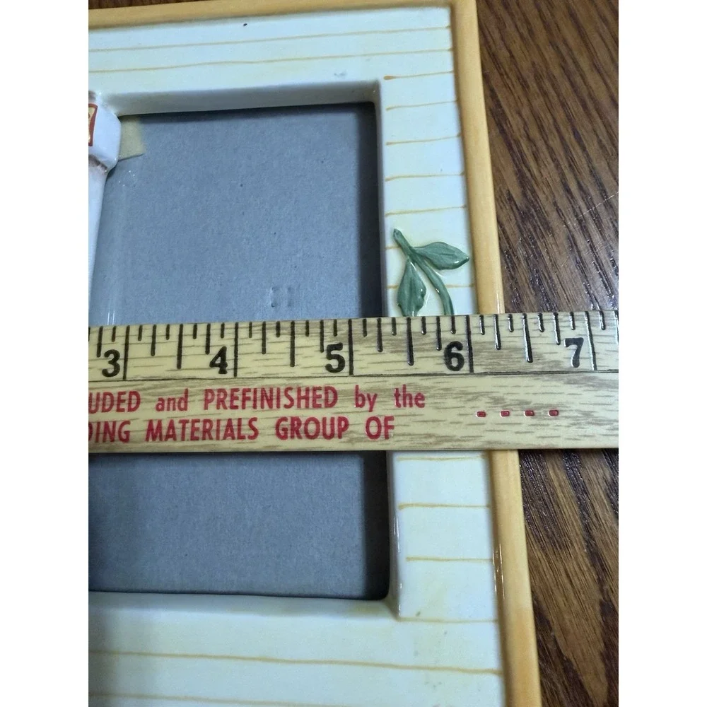 Vtg Mary Engelbreit Edgar A Guest OLD FRIEND Ceramic Picture Frame Michel & Co